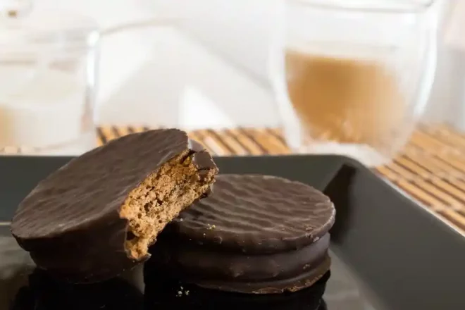 Alfajor com doce de leite diet