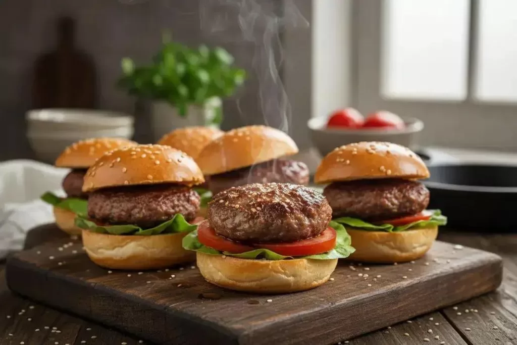 Hambúrguer Caseiro - Hambúrguer Caseiro Fácil e Crocante no Forno
