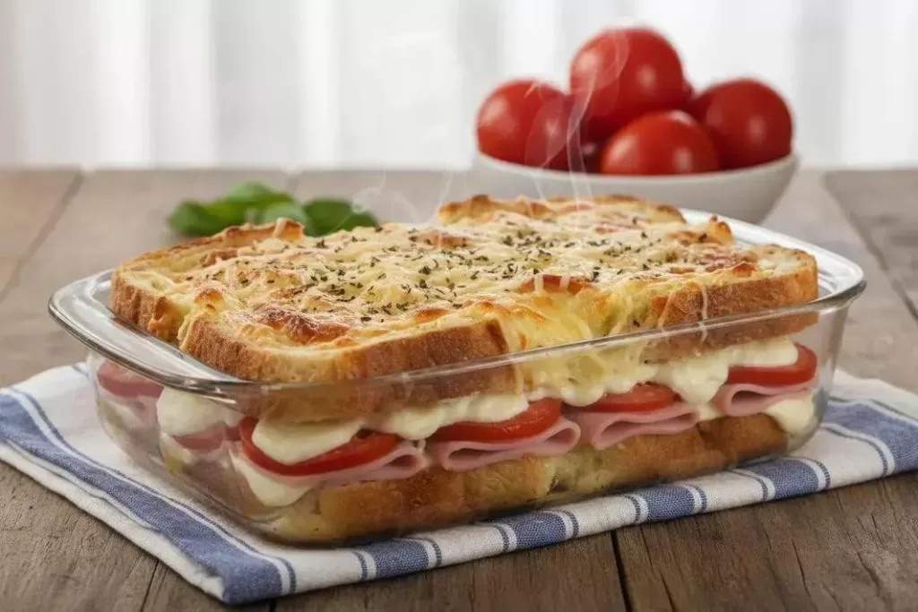 Sanduíche de Forno - Sanduíche de Forno Cremoso e Gratinado