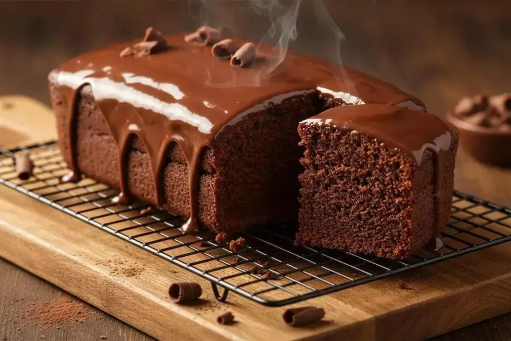 Bolo de Chocolate ao Leite - Bolo de Chocolate ao Leite Fácil com Cobertura