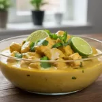 Marinada de Frango com Curry - Marinada de Frango com Curry Cremosa e Fácil