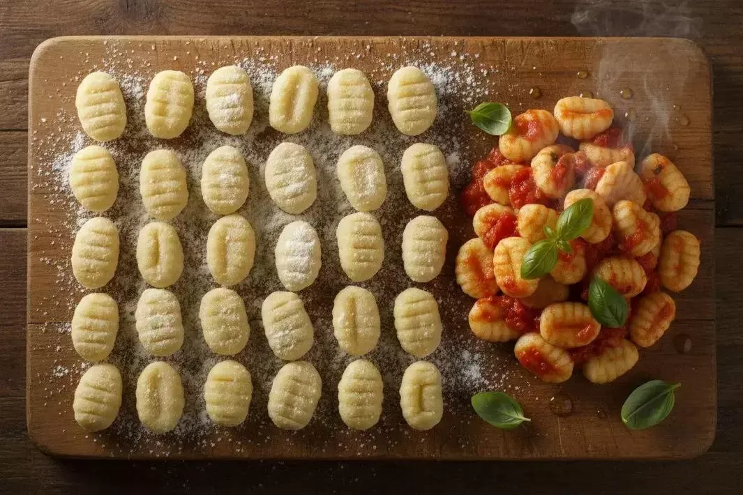 Nhoque de Batata - Nhoque de Batata Caseiro Sequinho da Vovó