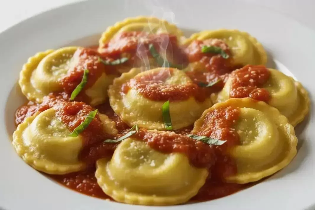Foto de Ravioli pronto para servir - receita completa com ingredientes e modo de preparo