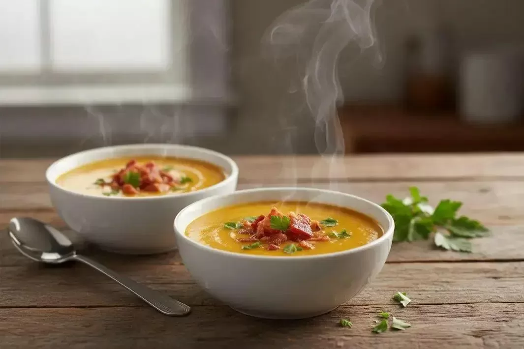 Sopa de Abóbora - Sopa de Abóbora Cremosa e Fácil para o Inverno