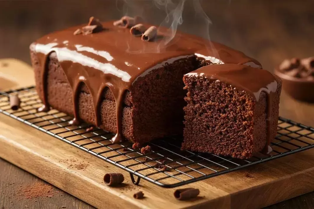 Bolo de Chocolate ao Leite - Bolo de Chocolate ao Leite Fácil com Cobertura