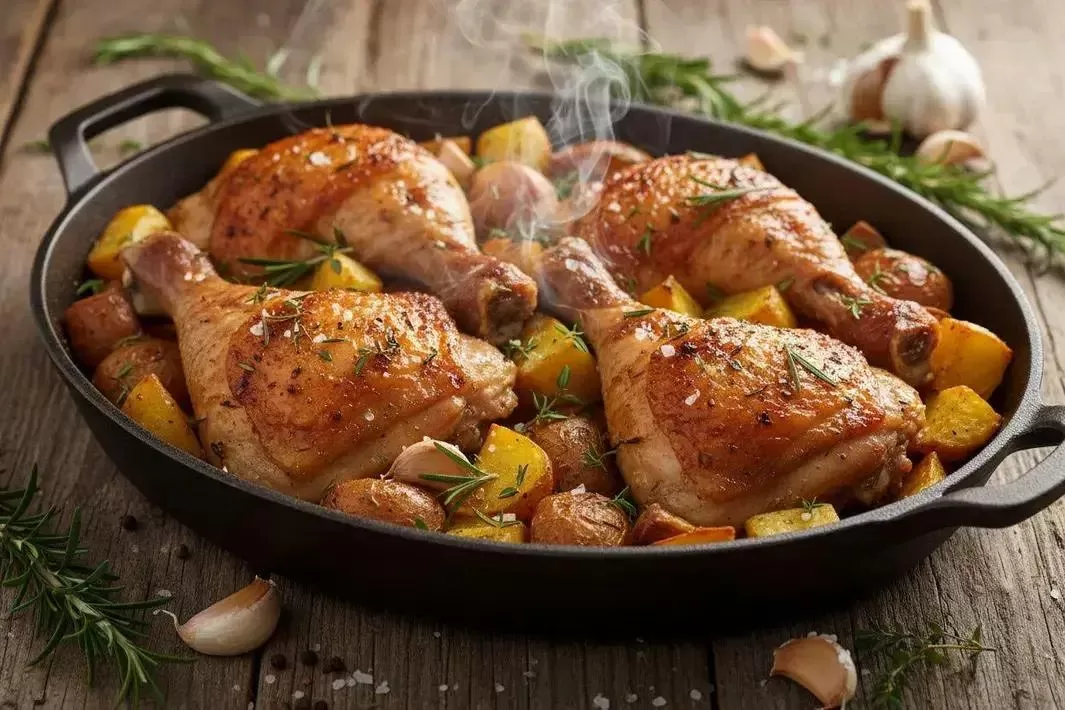 Frango à Passarinho ao Forno - Frango à Passarinho ao Forno Crocante e Leve