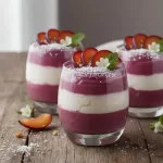 Mousse de Ameixa e Coco - Mousse de Ameixa e Coco Cremosa e Fácil