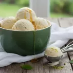 Sorvete de Mel e Baunilha - Sorvete de Mel e Baunilha Cremoso com Colágeno